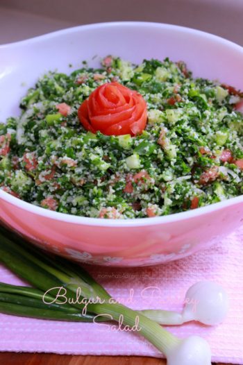 Bulgur and Parsley Salad